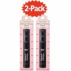 Marie Claire Jet Black Volumizing Mascara 2-Pack Sealed